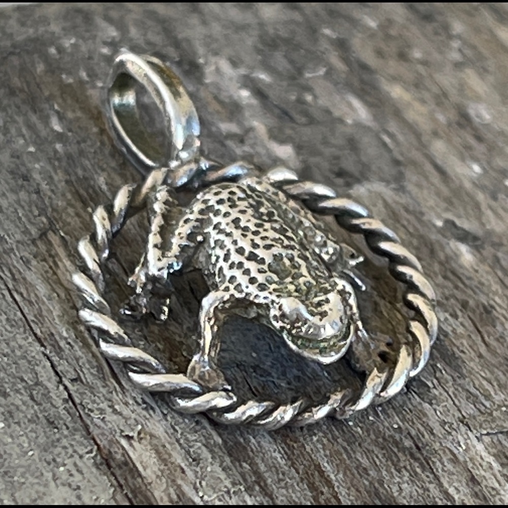 Spotted Frog Pendant